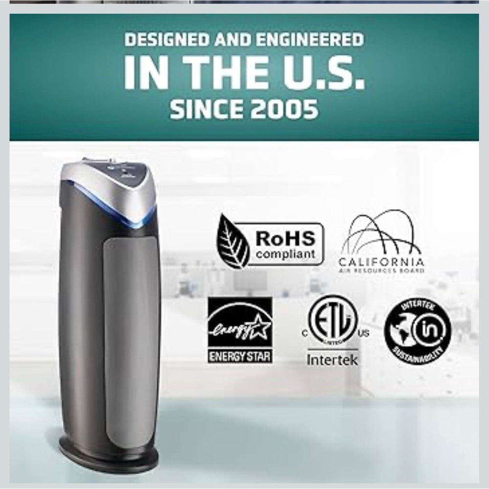 GermGuardian HEPA Air Purifier - Large Room Air Purifier for Bedroom, Office - Picture 6 of 7